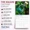 Brush Dance; Vivre en pleine conscience | 2027 12 x 24 Inch (Hanging) Monthly Square Wall Calendar | French Language; Category:Wall Calendars; Image:7